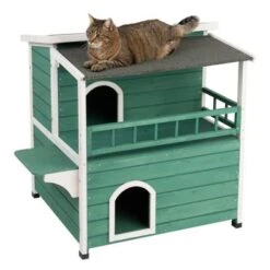 Casita Sunroof Para Mascotas -Gatos Perros Suministros Tienda 100823 katzenhaus sonnendach fg 5091 1