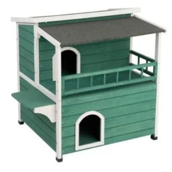 Casita Sunroof Para Mascotas -Gatos Perros Suministros Tienda 100823 pla katzenhaus sonnendach fg 5059 4
