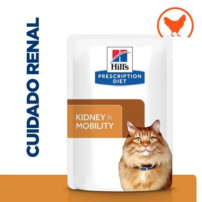 Hill's K/d + Mobility Prescription Diet Bolsitas Para Gatos 2 Hill's K/d + Mobility Prescription Diet Bolsitas Para Gatos