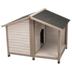 Caseta Para Perros Trixie Natura Con Terraza -Gatos Perros Suministros Tienda 106396 pla trixie huette lodge mit terrasse hs 02 8