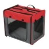 Caseta Plegable First Class Basic Roja -Gatos Perros Suministros Tienda 109203 pla transporthuette fg 9916 3