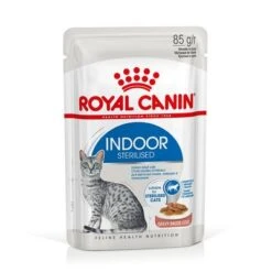 Royal Canin Indoor Sterilised En Salsa -Gatos Perros Suministros Tienda 111756 pla royalcanin indoorsterilised souce 85g hs 01 0