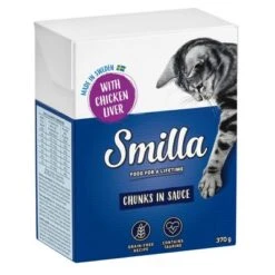 Smilla Bocaditos 24 X 370 G / 380 G 24 Smilla Bocaditos 24 X 370 G / 380 G -Gatos Perros Suministros Tienda 111760 pla smilla chunksinsauce chickenliver 370g 2