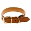 Collar De Cuero Heim Buffalo Coñac Para Perros -Gatos Perros Suministros Tienda 14170 PLA Heim Lederhalsband Buffalo cognac FG30 1 1