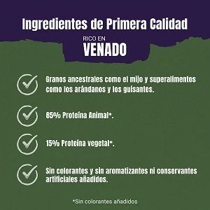 PURINA Adventuros Rico En Venado Con Granos Ancestrales 4 PURINA Adventuros Rico En Venado Con Granos Ancestrales - Imagen 2