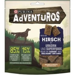 PURINA Adventuros Rico En Venado Con Granos Ancestrales 15 PURINA Adventuros Rico En Venado Con Granos Ancestrales -Gatos Perros Suministros Tienda 142397 pla adventuros hundesnacks venison es 120g hs 01 8