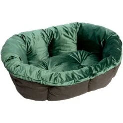 Cesta Ferplast Siesta Deluxe Negra Con Funda Sofá Aterciopelada Verde -Gatos Perros Suministros Tienda 145198 pla ferplast ueberzug sofa samt gr n gr 4 hs 02 jpg 5