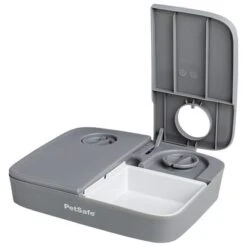 Comedero Automático Doble PetSafe® Para Mascotas -Gatos Perros Suministros Tienda 145997 rasiosystems petsafe futterautomat 2mahlzeiten catdog 2x355xml hs 02 4