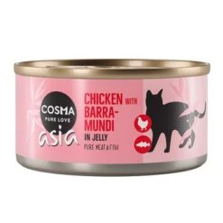 Cosma Asia En Gelatina 6 X 170 G 32 Cosma Asia En Gelatina 6 X 170 G -Gatos Perros Suministros Tienda 160597 pla cosma asia chickenbarramundi 170g 6