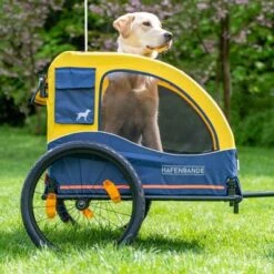 Remolque Para Bicicleta HAFENBANDE Cabby L Para Perros -Gatos Perros Suministros Tienda 162200 hafenbande cabbyl o hs32resize 4