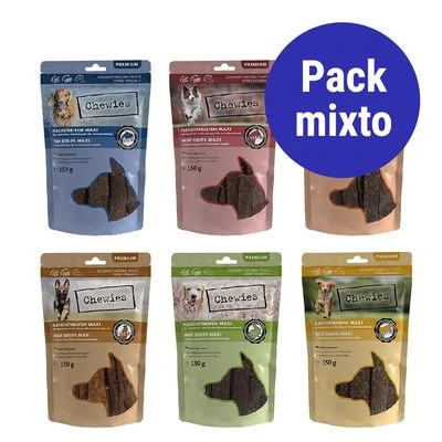 Chewies Maxitiras De Carne Para Perros - Pack Mixto 3 Chewies Maxitiras De Carne Para Perros - Pack Mixto