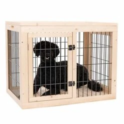 Jaula De Madera Dog Palace Para Perros -Gatos Perros Suministros Tienda 167797 dog palace fg 6880 2