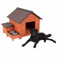 Caseta De Madera Jackson Para Perros -Gatos Perros Suministros Tienda 167896 hundehu tte jackson fg 6872 1