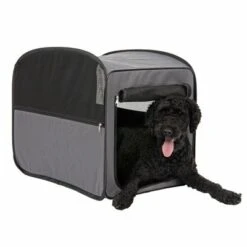 Caseta Plegable Fiona Para Mascotas -Gatos Perros Suministros Tienda 173101 hundebox fiona pudel fg 6861 5