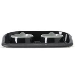 Comedero Doble Savic Butler Happy Planet Para Mascotas -Gatos Perros Suministros Tienda 181836 savic futterbar butler happy planet hs 03 7