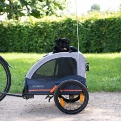 Remolque Para Ir En Bicicleta HAFENBANDE Cabby M Para Perros -Gatos Perros Suministros Tienda 185096 hafenbande fahrradanhaenger m htb2103 hs35 7
