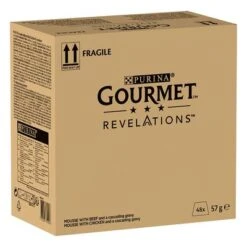 Gourmet Revelations Mousse 48 X 57 G -Gatos Perros Suministros Tienda 190443 pla nestle gourmet revelations mousse huhnrind 9