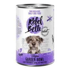 Rebel Belle Adult Comida Vegetariana Y Vegana Para Perros - Pack Mixto -Gatos Perros Suministros Tienda 1 rebelbelle adult gf garden 375g 1000x1000 6