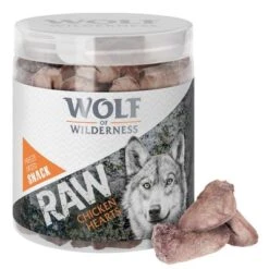 Pack Ahorro 4 X Wolf Of Wilderness RAW Snacks Liofilizados Premium -Gatos Perros Suministros Tienda 1 wow raw snacks chicken 1000x1000 7