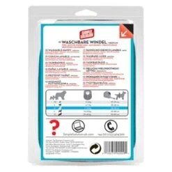 Simple Solution Pañal Lavable Para Perros -Gatos Perros Suministros Tienda 201596 manna pro simple solution waschbare windel hs6 6