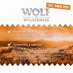 Wolf Of Wilderness Free Range 6 X 400 G / 800 G - Pack De Prueba -Gatos Perros Suministros Tienda 2021 09 wow freerange wet board wideacres 1000x1000 es 9