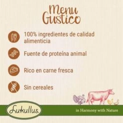 Lukullus Menú Gustico 24 X 800 G - Pack Ahorro -Gatos Perros Suministros Tienda 2022 12 lukullus benefits menugustico 1000x1000 de 9