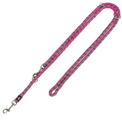 Correa Ajustable Trixie Cavo Fucsia Y Grafito Para Perros 4 Correa Ajustable Trixie Cavo Fucsia Y Grafito Para Perros - Imagen 2