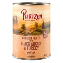 Purizon Adult 6 X 400 G Comida Húmeda Sin Cereales Para Perros