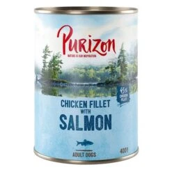 Purizon Adult 6 X 400 G Comida Húmeda Sin Cereales Para Perros -Gatos Perros Suministros Tienda 209097 pla purizon lachs 400 g 1