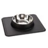 Comedero Karlie Silikon Dex Con Base De Silicona -Gatos Perros Suministros Tienda 209103 pla karlie edelstahlnapf silikon dex schwarz hs 01 1