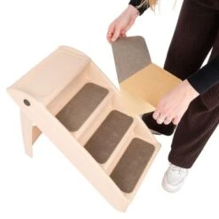 Escalera Easy Up Stairs Para Perros Y Gatos -Gatos Perros Suministros Tienda 216296 216396 fg 0239 8