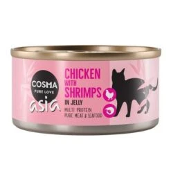 Cosma Asia En Gelatina 6 X 170 G 28 Cosma Asia En Gelatina 6 X 170 G -Gatos Perros Suministros Tienda 21758 pla cosma asia chickenshrimps 170g 3