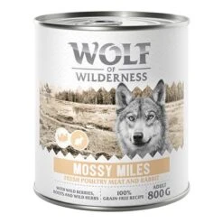 Wolf Of Wilderness Expedition 6 X 800 G -Gatos Perros Suministros Tienda 2309 wow poultry based mossy miles 800g front 1000x1000 7