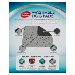 Simple Solution Empapador Reutilizable Para Perros -Gatos Perros Suministros Tienda 245696 simplesolution waschbare unterlage hunde hs 02 6