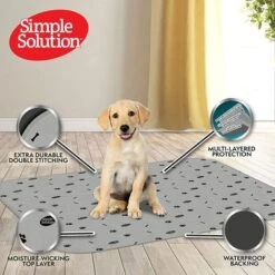 Simple Solution Empapador Reutilizable Para Perros -Gatos Perros Suministros Tienda 245696 simplesolution waschbare unterlage hunde hs 03 4