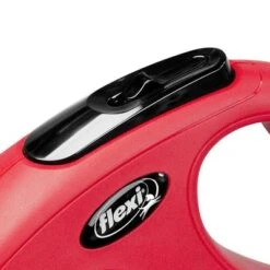 Correa Extensible Flexi New Classic Roja Con Cordón De 5 M -Gatos Perros Suministros Tienda 252304 flexi new classic seilleine s rot 5m hs 03 8