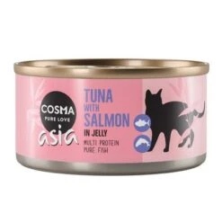 Cosma Asia En Gelatina 6 X 170 G 36 Cosma Asia En Gelatina 6 X 170 G -Gatos Perros Suministros Tienda 264601 pla cosma asia tuna salmon can 170g 1