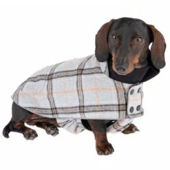 Abrigo Flannel Check Para Perros 20 Abrigo Flannel Check Para Perros -Gatos Perros Suministros Tienda 269061 35cm dackel fg 2607 3