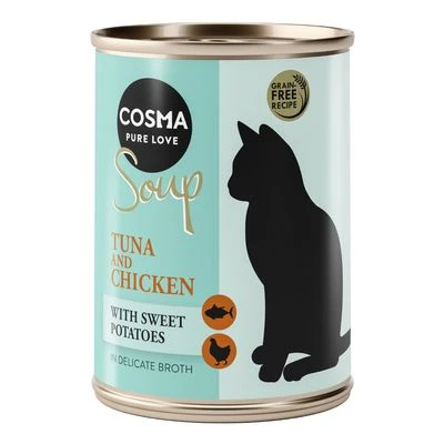 Cosma Soup Sopa Para Gatos 12 X 100 G - Pack Ahorro 4 Cosma Soup Sopa Para Gatos 12 X 100 G - Pack Ahorro - Imagen 2