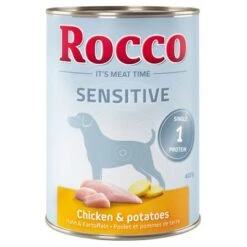 Rocco Sensitive 6 X 400 G -Gatos Perros Suministros Tienda 28038 pla rocco sensitive chickenpotatoes 400g hs 01 4