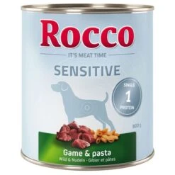 Rocco Sensitive 6 X 800 G -Gatos Perros Suministros Tienda 28042 pla rocco sensitive gamepasta 800g hs 01 8