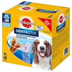Pack 224 Uds. Pedigree Dentastix Snacks Para Perros -Gatos Perros Suministros Tienda 28167 pla pedigree dentastix mittlerehunde 56 stk 4