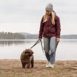 Correa Ajustable Hurtta Bare Carbón Para Perros -Gatos Perros Suministros Tienda 288348 hurtta bare verstellbare fuehrleine coal hs 03 8