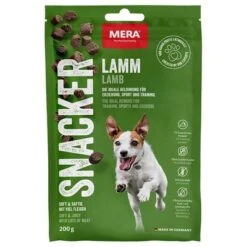 MERA Snacks Mix Para Perros -Gatos Perros Suministros Tienda 306497 pla mera snacker lamm 200g hs 01 7