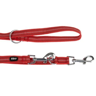Correa Ajustable TIAKI Reflective Rubber Roja Para Perros 4 Correa Ajustable TIAKI Reflective Rubber Roja Para Perros - Imagen 2