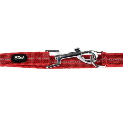 Correa Ajustable TIAKI Reflective Rubber Roja Para Perros 9 Correa Ajustable TIAKI Reflective Rubber Roja Para Perros - Imagen 7