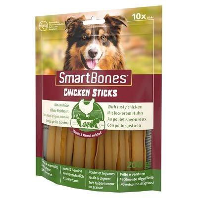 SmartBones Palitos Enrollados Con Pollo Para Perros 3 SmartBones Palitos Enrollados Con Pollo Para Perros