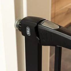 Barrera Negra TIAKI Con 7 Cm De Extensión Para Perros -Gatos Perros Suministros Tienda 334696 tiaki dog gate black fg 8153 2