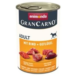 Animonda GranCarno Original Adult 12 X 400 G - Pack Ahorro -Gatos Perros Suministros Tienda 341209 pla animonda grancarno adult rind gefluegel 400g hs 01 1