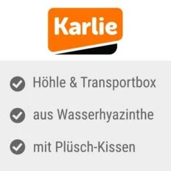 Cesta De Viaje Y Cueva Karlie Salus Para Mascotas -Gatos Perros Suministros Tienda 341219 karlie reisekorb salus hs 03 5